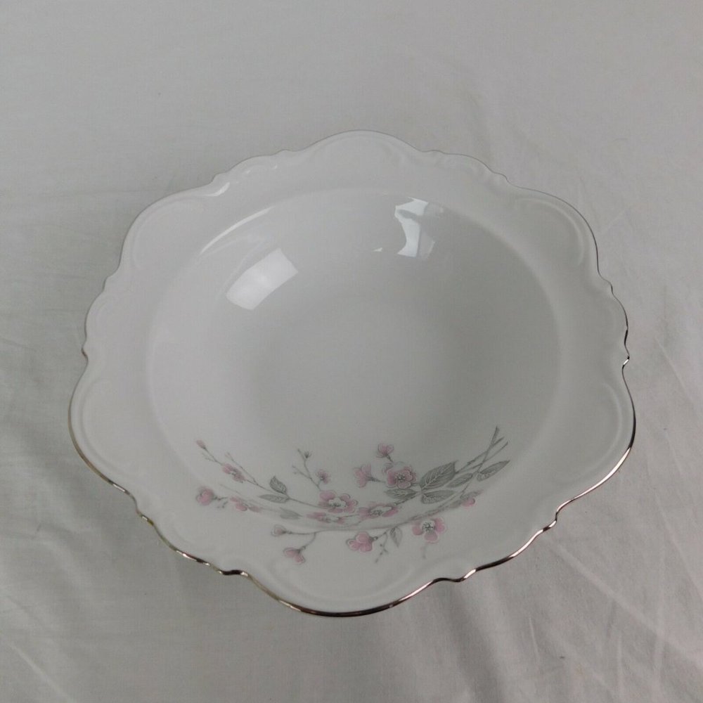 Mitterteich Bavaria Fragrance Pattern Germany 9" Round Vegetable Bowl Flowers